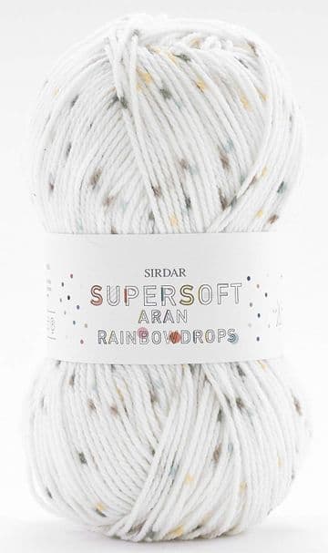 Sirdar Supersoft Aran Rainbow Drops 100g - 854 After Eight