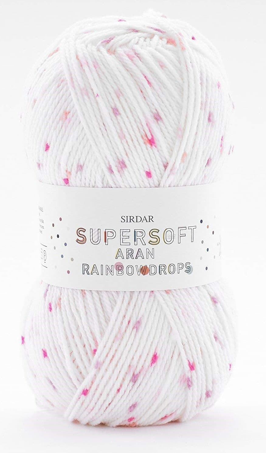 Sirdar Supersoft Aran Rainbow Drops Knitting Pattern 5186 Dresses