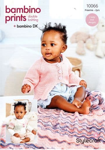 Stylecraft Baby DK Knitting Pattern - 10066 Cardigans