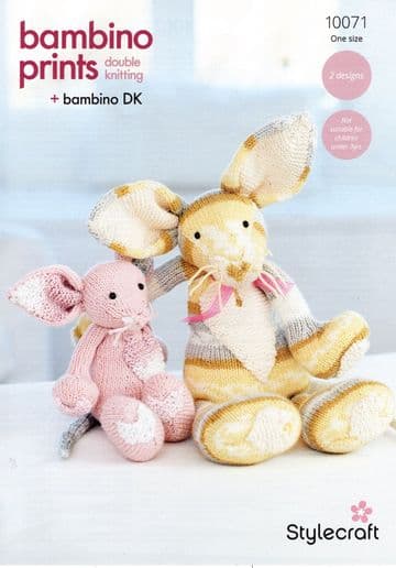 Stylecraft Baby DK Knitting Pattern - 10071 Cats Toys