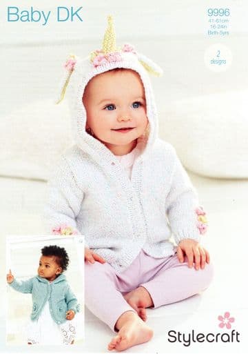 Stylecraft Baby DK Knitting Pattern - 9996 Jackets