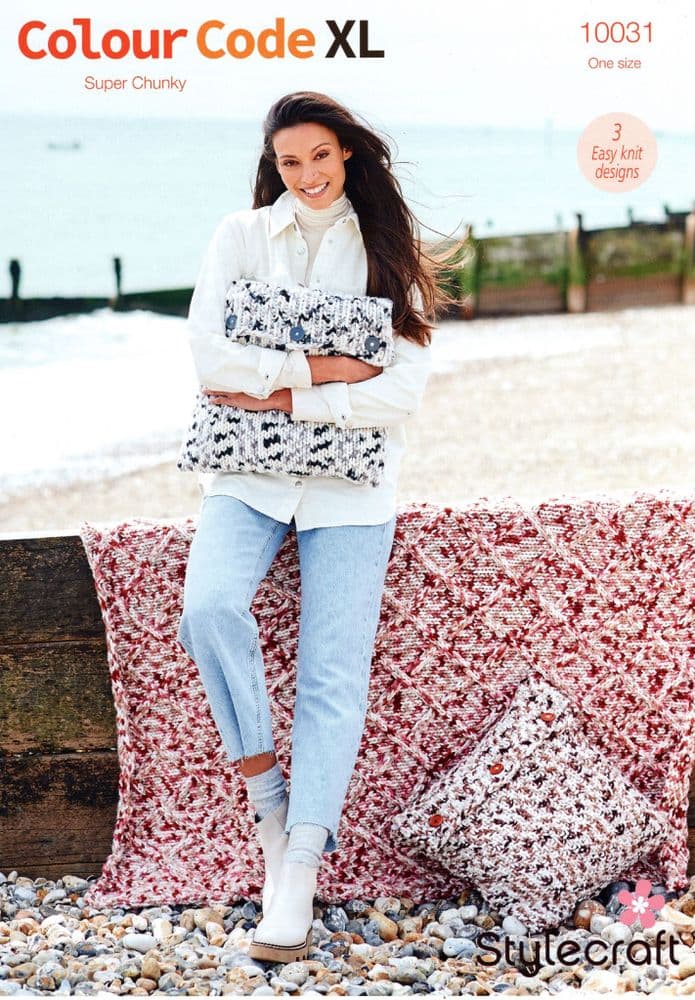Stylecraft Colour Code XL Super Chunky Knitting Pattern 10031