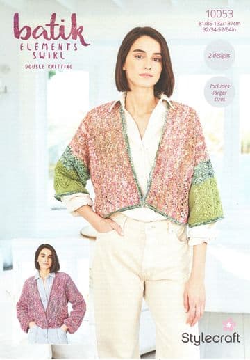 Stylecraft DK Knitting Pattern - 10053 Ladies Jackets