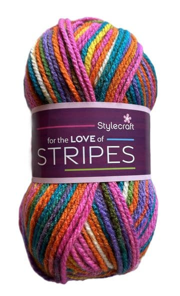 Stylecraft 'For the Love of Stripes' Chunky 100g - 1964 Shirley Temple
