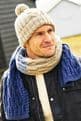 Stylecraft Highland Heathers Aran Knitting Pattern - 9878 Mens Hats & Scarves