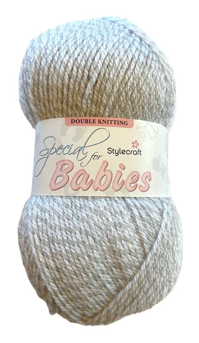 Stylecraft Special DK for Babies 100g - 1261 Baby Silver Marl