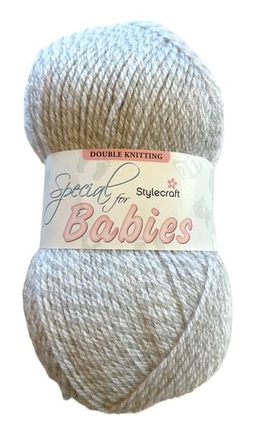 Stylecraft Special DK for Babies 100g - 1261 Baby Silver Marl