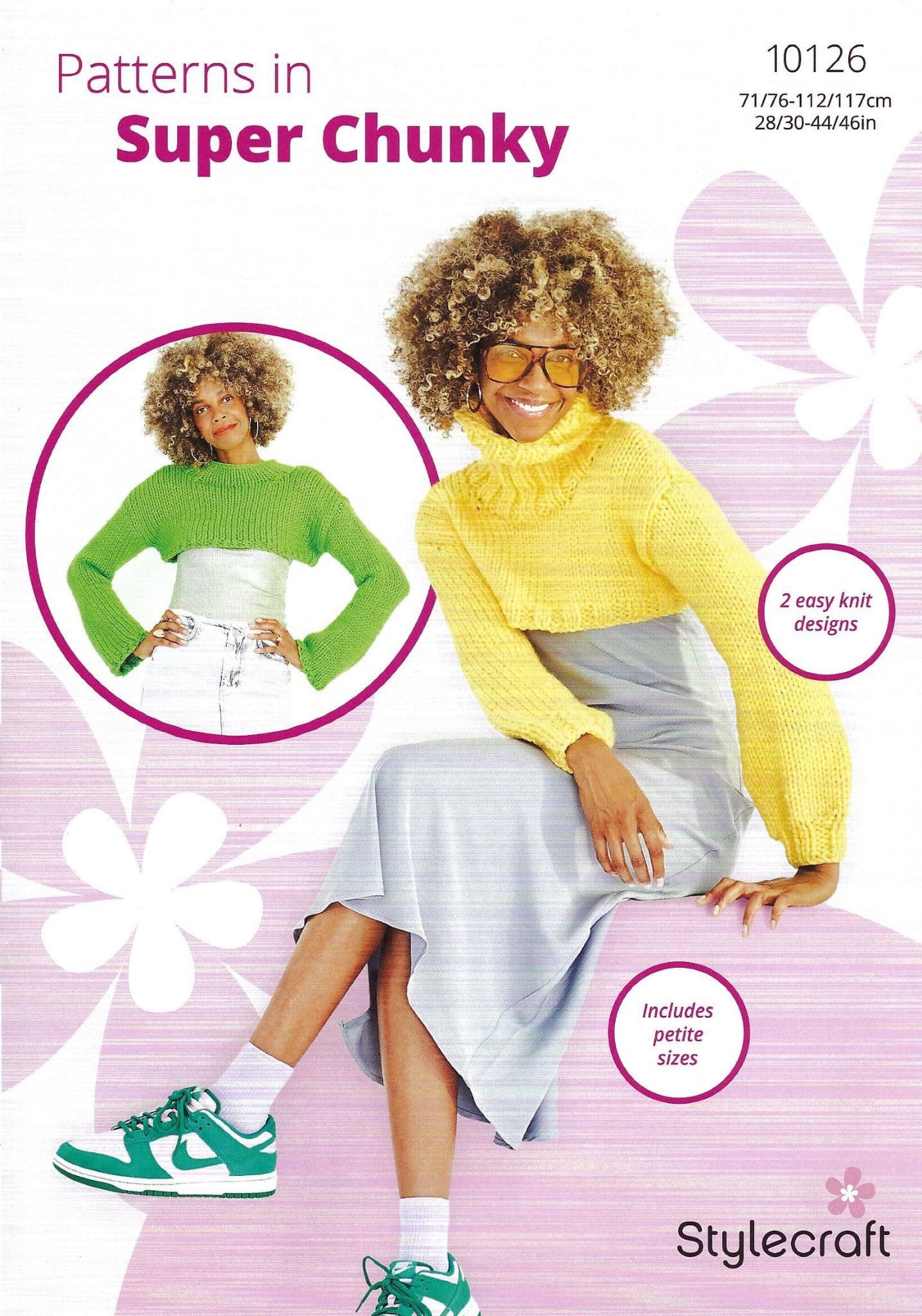 Stylecraft Super Chunky Knitting Pattern 10126 Ladies Cropped