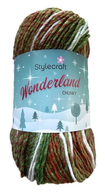 Stylecraft Wonderland Chunky 100g - 3801 Jingle Bells