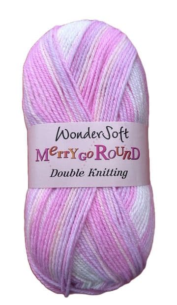 Stylecraft Wondersoft Merry Go Round DK 100g - 3119 Pink/Lilac