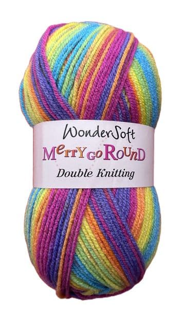 Stylecraft Wondersoft Merry Go Round DK 100g - 3142 Rainbow