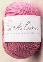 Sublime Baby Cashmere Merino Silk 4 ply 50g - RRP £5.83 - OUR PRICE £4.99