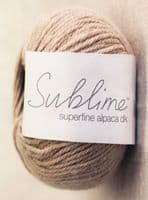 Sublime Superfine Alpaca DK 50g - RRP £6.30 - OUR PRICE £5.25