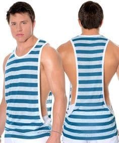 Andrew Christian ~ Canotta a strisce 2359