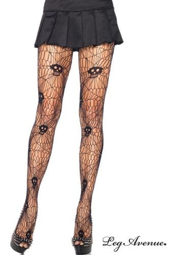 Leg Avenue Collant Con Teschi | LA9935