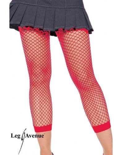 Leg Avenue Legging A Rete Rossi | LA7877