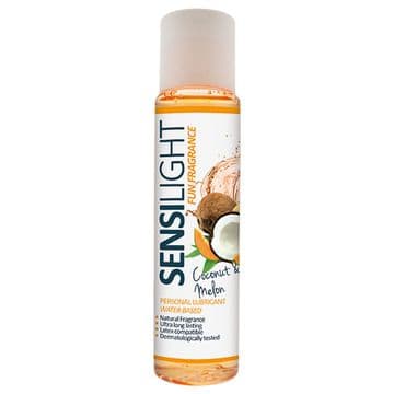 LUBRIFICANTE SENSILIGHT FUN FRAGRANCE COCONUT AND MELON 60 ML