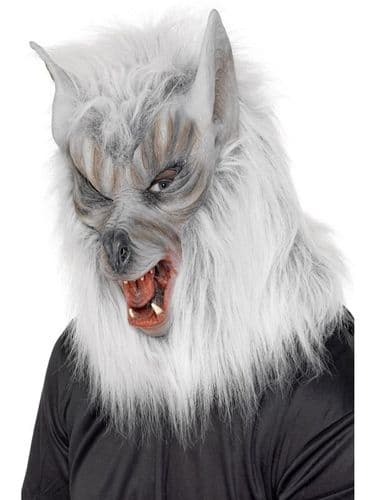Maschera Lupo Argento (25564)