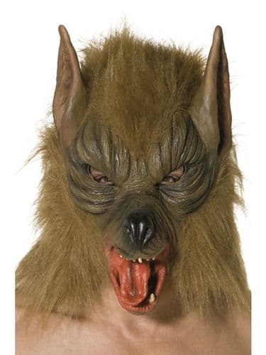 Maschera Lupo Marrone (33785)