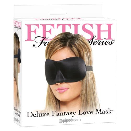 Mascherina Fetish Fantasy ~ Deluxe, Nero