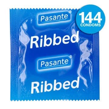 PASANTE PROFILATTICI RIBBED 144 PEZZI