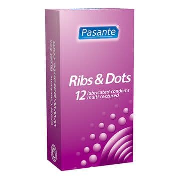 PASANTE PROFILATTICI RIBS E DOTS 12 PEZZI