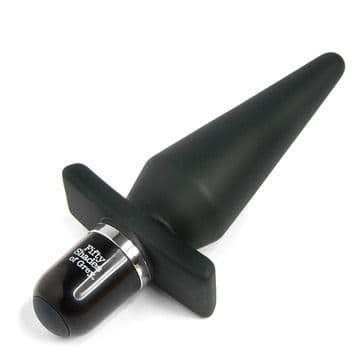 PLUG VIBRANTE 50 SFUMATURE DI GRIGIO DELICIOUS FULLNESS VIBRATING BUTT PLUG