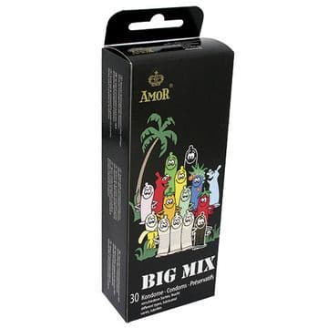 PRESERVATIVI AMOR BIG MIX 30 CONDOMS