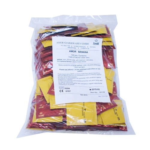 Profilattici Amor Alla Banana 100pz
