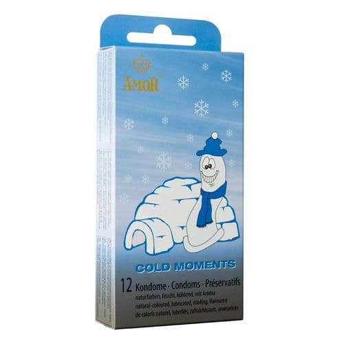 Profilattici Amor Cold Moments 12pz
