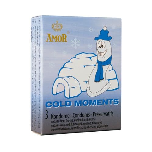 Profilattici Amor Cold Moments 3pz