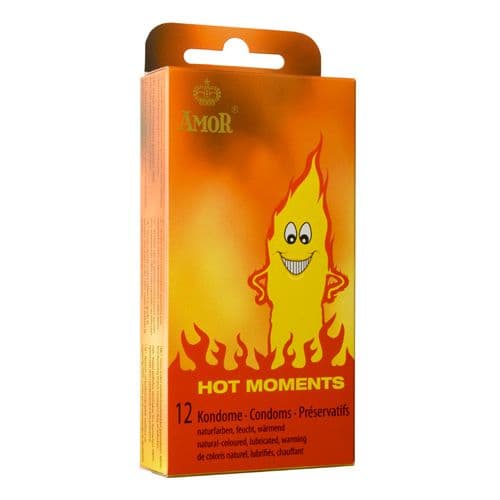 Profilattici Amor Hot Moments 12pz