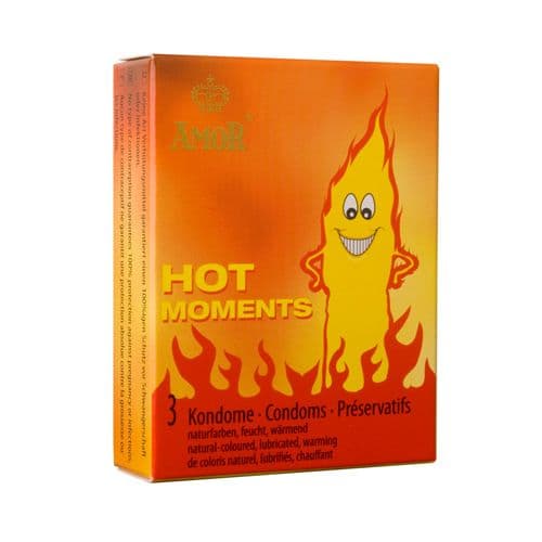 Profilattici Amor Hot Moments 3pz