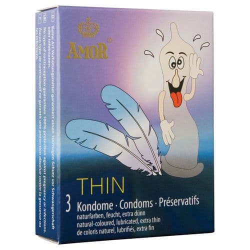 Profilattici Amor Thin, Nude Sensation 3pz