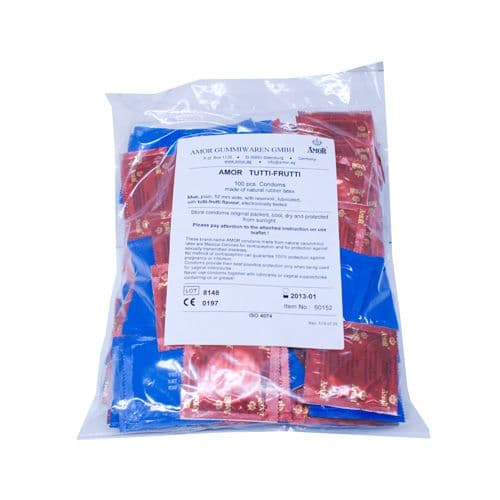 Profilattici Amor Tutti Frutti 100pz