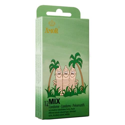 Profilattici Stimolanti Amor Mix 12pz