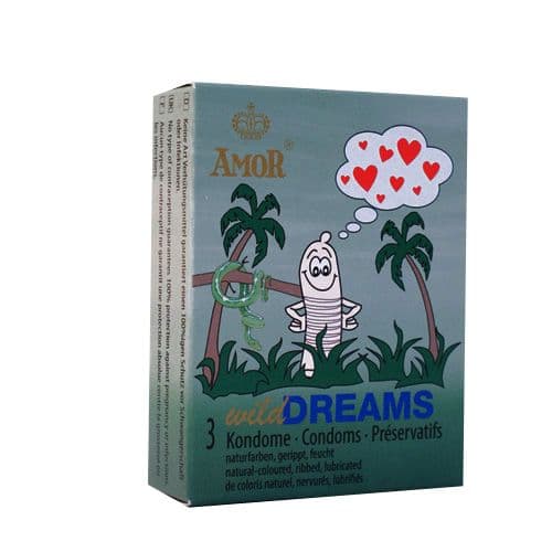 Profilattici Stimolanti Amor Wild Dreams 3pz