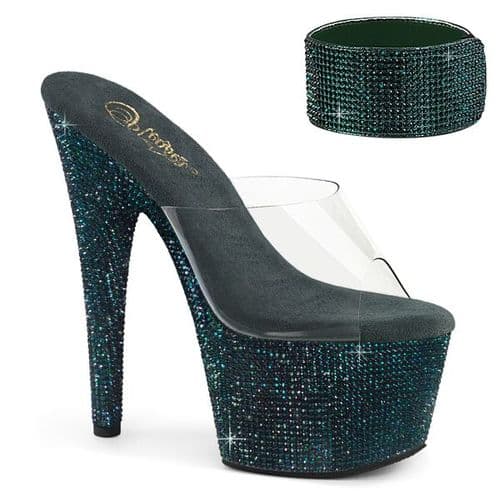 Sabot Pleaser - Bejeweled-712RS/C/EMGNRS
