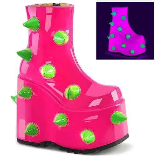 Scarpe DemoniaCult Slay-77/UVPNK-NGN