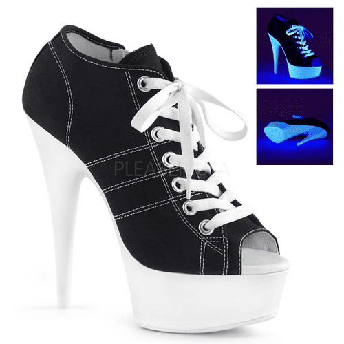 Scarpe Pleaser - Delight- 600SK-01/BCA/NW