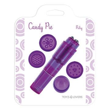 STIMOLATORE CLITORIDEO MULTITESTINA PURPLE PULSY
