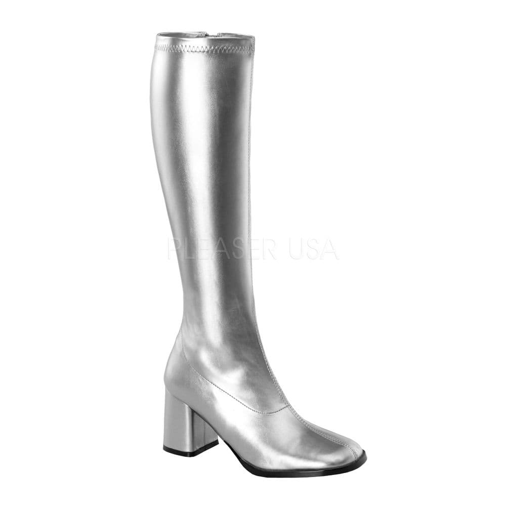Stivali Gogo Ellie Con Tacco 3 Larghezza Larga E Cerniera - Donna Taglia 9 - Multicolore