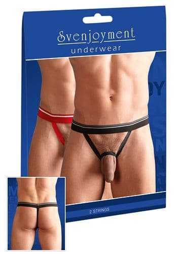 Sven O | Svenjoyment | Double-Lift Jockstrap | Twin Pack | Rosso & Nero