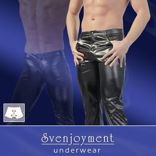 Pantalone Effetto Sauna Linea Silhouette - Grigio Argento - Taglia 2 (Italia 46-48) - Prodotto In Italia