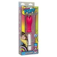 VIBRATORE DESIGN AMERICAN POP! WHAAM! 10 FUNCTION SILICONE VIBRATOR PINK