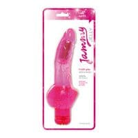 VIBRATORE JAMMY JELLY FLARY GLITTER PINK