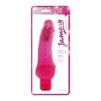VIBRATORE JAMMY JELLY SHARP GLITTER PINK
