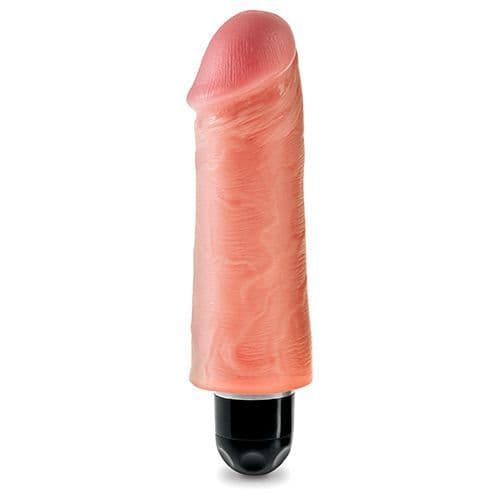 VIBRATORE REALISTICO KING COCK 5 VIBRATING STIFFY FLESH
