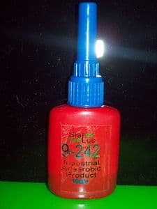 9- 242 threadlock blue anaerobic thread lock sealant loctite equiv. StarLoc industrial adhesive glue
