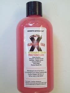 Water leak sealer formula-x engine gasket head water pump radiator cracked head block leak repair